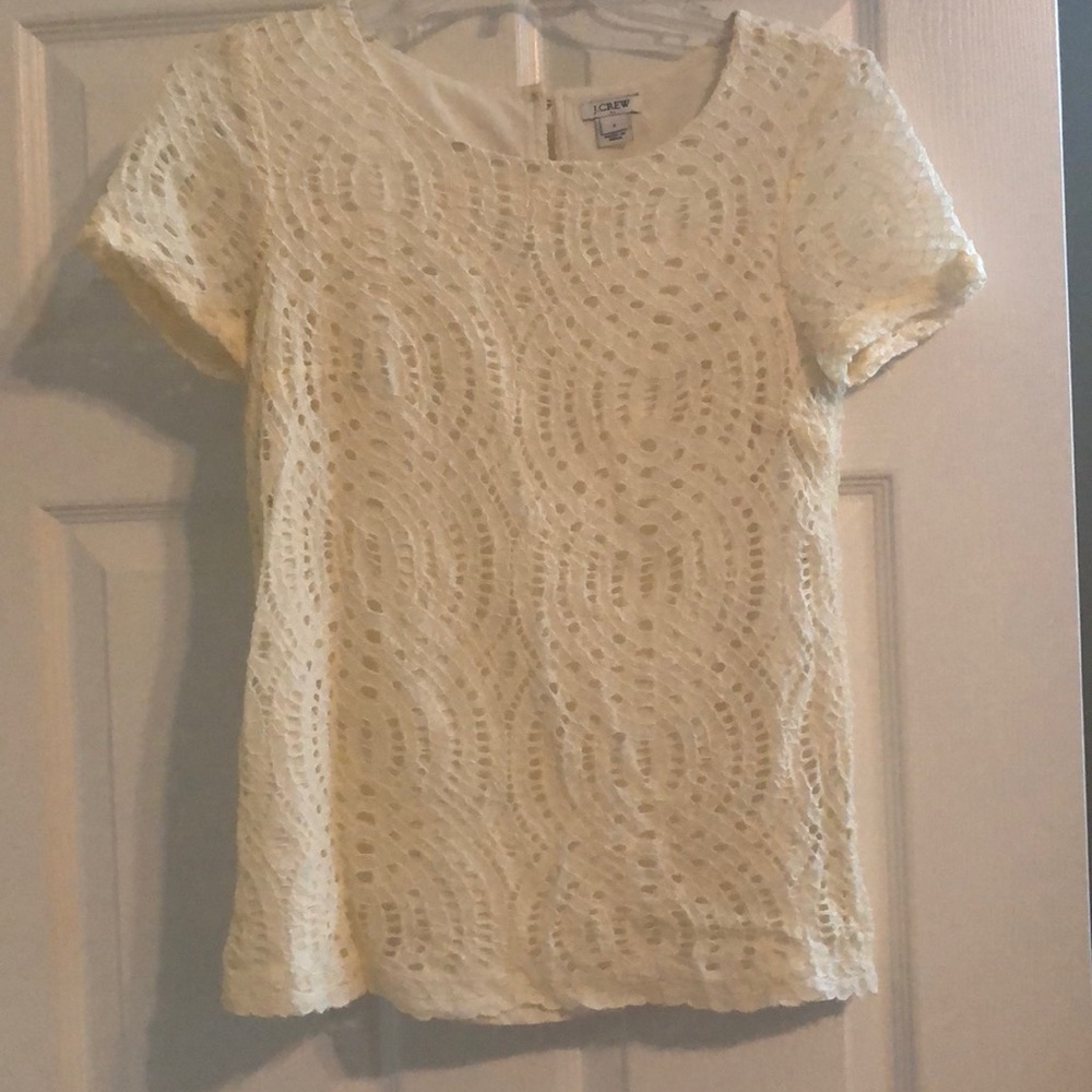 Lace J Crew shirt